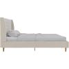 imageNovogratz Her Majesty Tufted Upholstered Bed Frame Full Pink LinenIvory