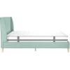 imageNovogratz Her Majesty Tufted Upholstered Bed Frame Full Pink LinenLight Green