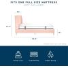 imageNovogratz Her Majesty Tufted Upholstered Bed Frame Full Pink LinenPink