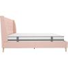 imageNovogratz Her Majesty Tufted Upholstered Bed Frame Full Pink LinenPink