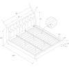 imageNovogratz Her Majesty Tufted Upholstered Bed Frame Full Pink LinenPink