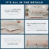 imageNovogratz Her Majesty Tufted Upholstered Bed Frame Full Pink LinenPink