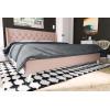 imageNovogratz Her Majesty Tufted Upholstered Bed Frame Full Pink LinenPink