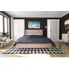 imageNovogratz Her Majesty Tufted Upholstered Bed Frame Full Pink LinenPink