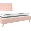 imageNovogratz Her Majesty Tufted Upholstered Bed Frame Full Pink LinenPink