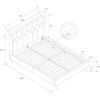 imageNovogratz Her Majesty Tufted Upholstered Bed Frame Full Pink LinenPink
