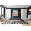 imageNovogratz Her Majesty Tufted Upholstered Bed Frame Full Pink LinenPink
