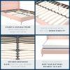 imageNovogratz Her Majesty Tufted Upholstered Bed Frame Full Pink LinenPink
