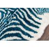 imageNovogratz Kalahari Collection Area Rug 36quot x 56quot BlackTurquoise