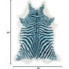 imageNovogratz Kalahari Collection Area Rug 36quot x 56quot BlackTurquoise