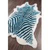 imageNovogratz Kalahari Collection Area Rug 36quot x 56quot BlackTurquoise