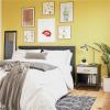 imageNovogratz Kelly Nightstand Ivory OakBlack and Faux Rattan