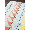 imageNovogratz Lulu Collection Airplane Houndstooth Area Rug 36quot x 56quot SeafoamSeafoam