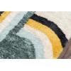 imageNovogratz Retro Collection Bullseye Shag Area Rug 20quot x 30quot BlueBlue