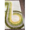 imageNovogratz Retro Collection Bullseye Shag Area Rug 20quot x 30quot BlueGreen