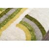imageNovogratz Retro Collection Bullseye Shag Area Rug 20quot x 30quot BlueGreen