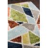 imageNovogratz Retro Collection Prism Shag Area Rug 20quot x 30quot MulticolorRectangular