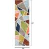 imageNovogratz Retro Collection Prism Shag Area Rug 20quot x 30quot MulticolorRunner