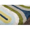 imageNovogratz Retro Collection Retro Wave Shag Area Rug 20quot x 30quot MulticolorMulti Color