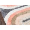 imageNovogratz Retro Collection Retro Wave Shag Area Rug 20quot x 30quot MulticolorMulti Color