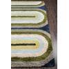 imageNovogratz Retro Collection Retro Wave Shag Area Rug 20quot x 30quot MulticolorMulti Color