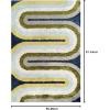 imageNovogratz Retro Collection Retro Wave Shag Area Rug 20quot x 30quot MulticolorMulti Color