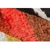 imageNovogratz Retro Collection Retro Wave Shag Area Rug 20quot x 30quot MulticolorRed
