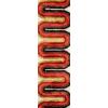 imageNovogratz Retro Collection Retro Wave Shag Area Rug 20quot x 30quot MulticolorRed