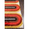 imageNovogratz Retro Collection Retro Wave Shag Area Rug 20quot x 30quot MulticolorRed
