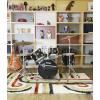imageNovogratz Retro Collection Turnstyle Shag Area Rug 20quot x 30quot LavenderMulti Color