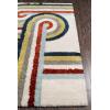 imageNovogratz Retro Collection Turnstyle Shag Area Rug 20quot x 30quot LavenderMulti Color