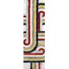 imageNovogratz Retro Collection Turnstyle Shag Area Rug 20quot x 30quot LavenderMulti Color