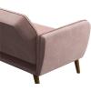 imageNovogratz Tallulah Memory Foam Futon Couch Bed Futon Sofa Bed  Tan Basket WeavePink