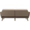 imageNovogratz Tallulah Memory Foam Futon Couch Bed Futon Sofa Bed  Tan Basket WeaveTan Basket Weave