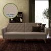 imageNovogratz Tallulah Memory Foam Futon Couch Bed Futon Sofa Bed  Tan Basket WeaveTan Basket Weave