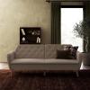 imageNovogratz Tallulah Memory Foam Futon Couch Bed Futon Sofa Bed  Tan Basket WeaveTan Basket Weave