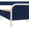 imageNovogratz Tallulah Platform Bed Frame with Upholstered Headboard King Navy