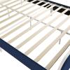 imageNovogratz Tallulah Platform Bed Frame with Upholstered Headboard Queen Navy