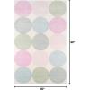 imageNovogratz by Momeni Delmar Agatha Dots Multicolor Area Rug 36quot X 56quotPastel