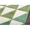 imageNovogratz by Momeni Delmar Collection Agatha Side Triangles Area Rug 36quot x 56quot PinkLime