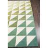 imageNovogratz by Momeni Delmar Collection Agatha Side Triangles Area Rug 36quot x 56quot PinkLime