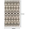 imageNovogratz by Momeni Indio Avalon Hand Woven Wool Area Rug Sage 2 X 32 x 3 Rectangular