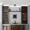 imageNovogratz x Globe Chelsea 1Light Flush Mount Ceiling Light Soft Matte Brass Opal Glass Shade61097OilRubbed Bronze
