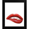 imageThe Novogratz Kiss II White Framed Art Print 15quotx18quotx1quotBlack Frame