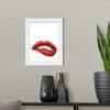 imageThe Novogratz Kiss II White Framed Art Print 15quotx18quotx1quotWhite Frame