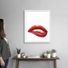 imageThe Novogratz Kiss II White Framed Art Print 15quotx18quotx1quotWhite Frame