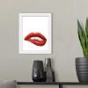 imageThe Novogratz Kiss II White Framed Art Print 15quotx18quotx1quotWhite Frame