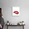 imageThe Novogratz Kiss II White Framed Art Print 15quotx18quotx1quotWhite Frame