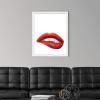 imageThe Novogratz Kiss II White Framed Art Print 15quotx18quotx1quotWhite Frame