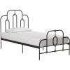 imageNovogratz 4462019N Boutique Olivia Metal Twin Size Frame Black and Gold BedBlack